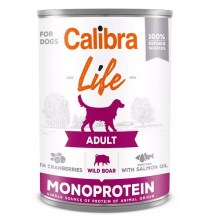 Calibra Dog Life konzerva Adult Wild Boar with Cranberries 400 g SET 5+1 ZDARMA